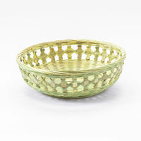 Openwork Bamboo Snack Basket
