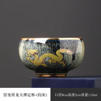 Auspicious Dragon Gilded Teacup