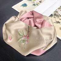 Chinese Style Su Embroidery Silk Shawl