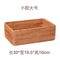 Rattan Fruit Tray, Wave & Square Styles
