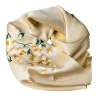 Su Embroidery Mulberry Silk Scarf with Gift Box