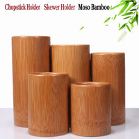 Carbonized Bamboo Chopstick Holder