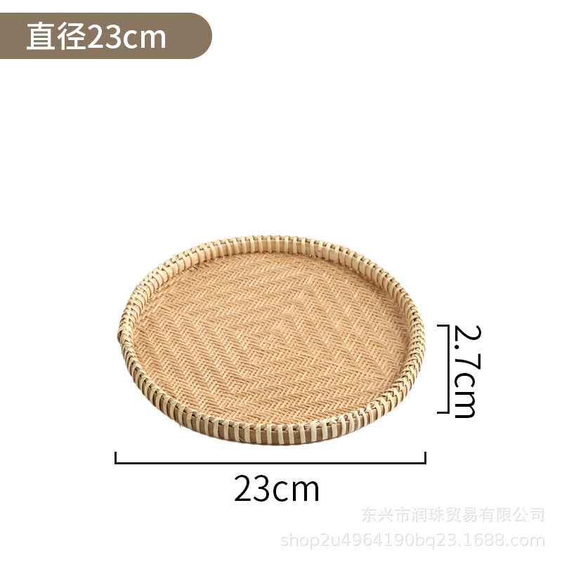 Golden Bamboo Fine-Mesh Sieve Tray